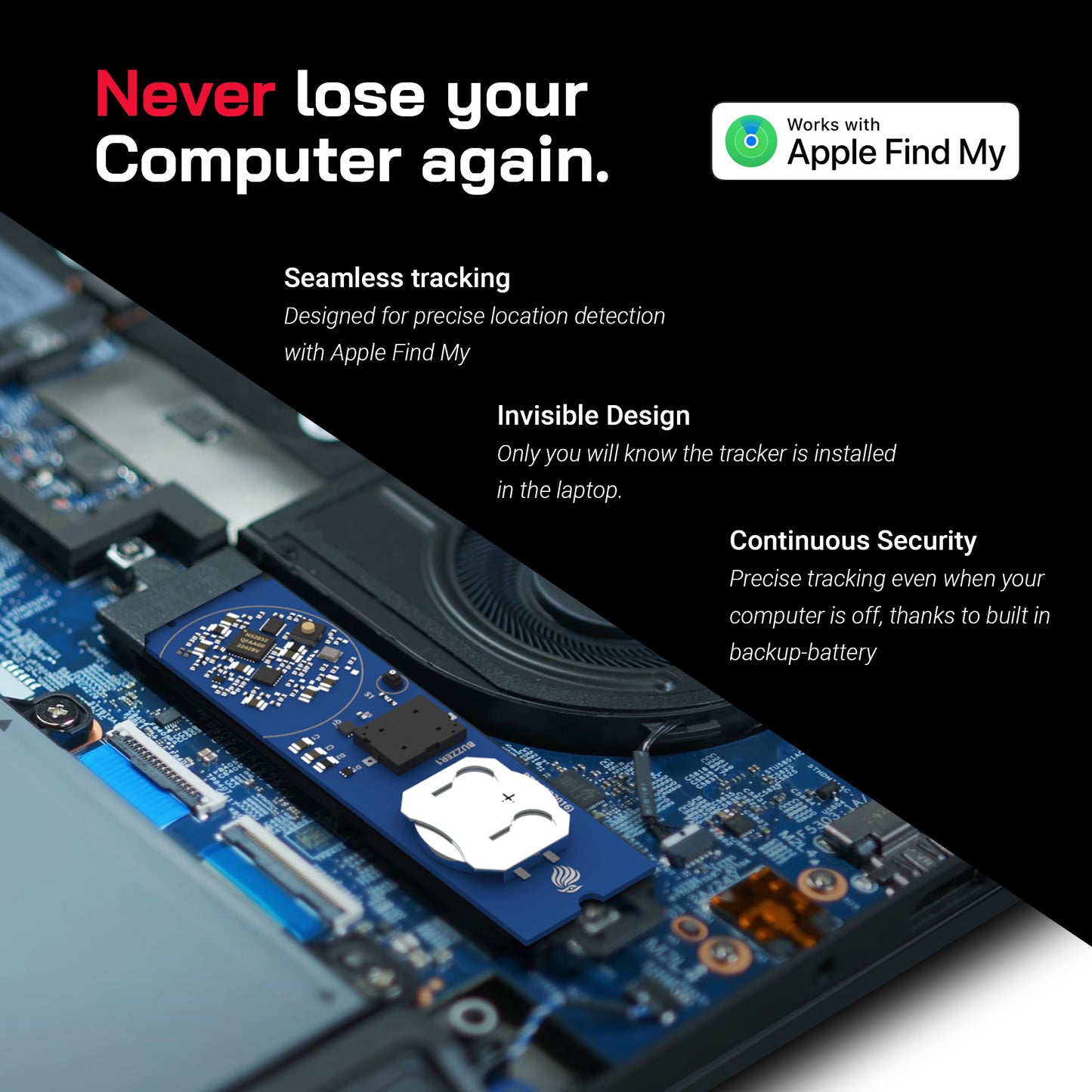 GPS for Computers (M.2) using Apple Find My